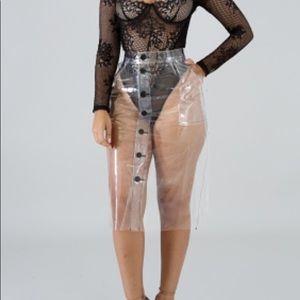 Clear Maxi Skirt